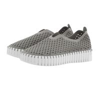 Ilse Jacobsen HORNBAEK Women's Tulip 3373 Platform | Slip-On | Low-Top, Grey, 6 UK
