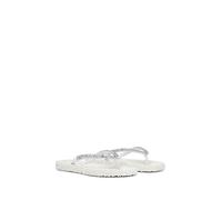 ILSE JACOBSEN HORNBÆK Cheerful03G Flip Flops with Glitter Beige Size: 7 UK