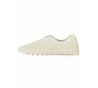 Ilse Jacobsen HornbÆK Flat Women's Shoes, Slip-On Trainers with Recycled Microfibre Material and Non-Slip Natural Rubber Sole, Tulip3275, Lightweight, Breathable, Environmentally Friendly, Milk cream