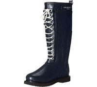 ILSE JACOBSEN HORNBÆK Ladies High Rub1 Wellington Boots Blue Size: 8 UK