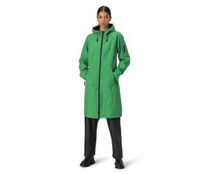 ILSE JACOBSEN HORNBÆK Long Soft Shell Raincoat Rain37l Evergreen size 34 | Parkas Outlet | Women 34