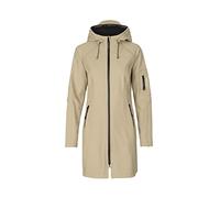 Women's Stretch Softshell and Fleece Waterproof Jacket Ilse Jacobsen Hornbæk Gris 38