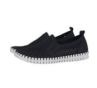 Ilse Jacobsen Mens Tulip 140 Textile Black Shoes 9 UK
