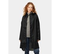 Ilse Jacobsen Rain Womens A-Line Rubberised Raincoat - Black 001 - Black 001 - UK14 EU40 US12