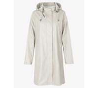 Ilse Jacobsen Rain Womens A-Line Rubberised Raincoat - Milk Creme 121 - Milk Creme 121 - UK16 EU42 US14