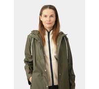 Ilse Jacobsen Rain Womens Short Rubberised Raincoat - Army 410 - Army 410 - UK10 EU36 US8