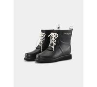 Ilse Jacobsen Rub Womens Laced Short Rubber Boots - Black 001