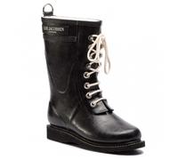 Ilse Jacobsen Rub15 Rubber Women's Mid Calf Boots - Black - Size:UK 8.5