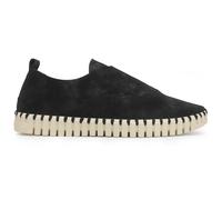 Ilse Jacobsen Tulip 144 Nylon Polyurethane Men's Loafers Shoes - Black Pearled Ivory - Size:UK 7
