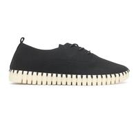 Ilse Jacobsen Tulip 145 Nylon Polyurethane Men's Loafers Shoes - Black Pearled Ivory - Size:UK 11