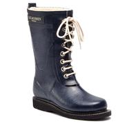 Ilse Jacobsen Rub15 Rubber Women's Mid Calf Boots - Dark Indigo - Size:UK 8.5