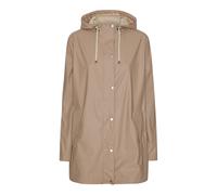 Ilse Jacobsen Women's Rain Longer Waterproof Jacket Atmosphere in Taupe | Size: 12 Ilse Jacobsen Taupe 12