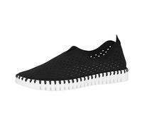 ILSE JACOBSEN Women's Tulip 139 Flat, Black, 40 EU/10 M US