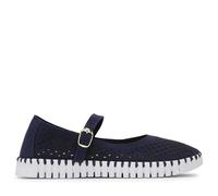 Ilse Jacobsen Womens Tulip 3476 Synthetic Textile Dark Indigo White Shoes 6 UK