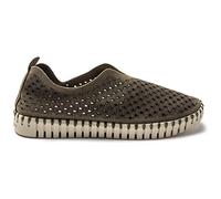 ILSE JACOBSEN Womens Tulip Flats Shoes Green 4 UK