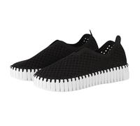 Ilse Jacobsen Womens Tulip Plateau Slip-On Shoes Black 9 UK