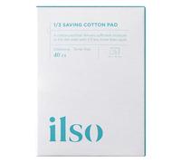 ILSO 1/3 Saving Cotton Pad, Thin Layer Perfect for DIY Toner pad and mask, 40 Sheets, Korean Skincare (50 x 70mm)