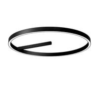 Ilti Luce Zirkol Ceiling Light Black Ø100 3000K