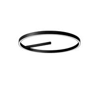 Ilti Luce Zirkol Ceiling Light Black Ø80 3000K