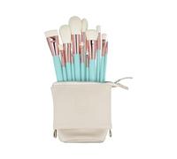 ILU Basic MU Turquoise Makeup Brush 12PCS Set