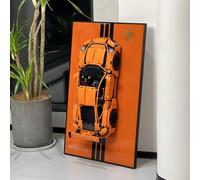 iLuane Display Wallboard for Lego 42056 Porsche 911 GT3 RS, Collectibles Display Wallboard for Building Blocks, Gifts for Lego Lovers (Only Display Wallboard)