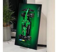 iLuane Display Wallboard for LEGO Technic Aston Martin Aramco AMR25 42240 Car Building Sets, Adult Collectibles Wall Mount, Room or Office Decor for Men & Women, Gradient Color (No Car Included)