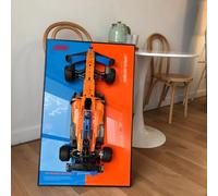 iLuane Display Wallboard for Lego Technic McLaren Formula 1 Racing Car 42141, Adult F1 Motorsport Collectibles Display Wallboard, Ideal for Lego Lovers (Display Wallboard Only)