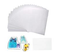 iLulala 30pcs Shrink Plastic Sheets, Shrink Paper Shrink Art Paper for Crafts DIY Keychain Making, Create Your Own Shinky Dinks, Earrings, Necklace, Keychains. (7.9 X 5.7 inch)