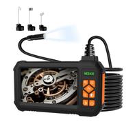 Ilumos 4.3" 1080P HD Borescope IP67 Waterproof Inspection Camera With 8 LED Semi-Rigid Snake Scope(5m)