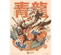 Ilustrata Dragon Sushi Print Ilustrata Multicolor