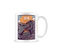 Ilustrata Kaiju Kiss Mug in White Ilustrata White