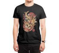 Ilustrata Men's Daruma´s Ramen T-Shirt in Black | Size: 2XL Ilustrata Black 2XL