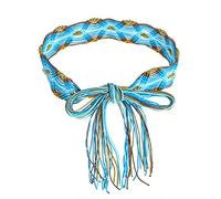 ILuvatar Women's Bohemian Style Rope Braid Waist Belt U33, Blue, 170 cm