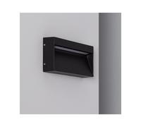 Iluzzia Columbia Surface Mounted Daylight White LED Outdoor Brick Light In Black Finish