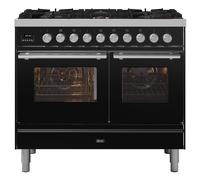 Ilve PD106WE3BK 100cm Roma Dual Fuel Range Cooker - BLACK