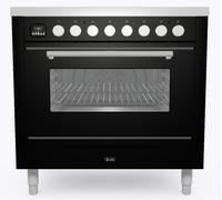 Ilve Roma PI096WE3BK 90cm Wide Black Induction Freestanding Range Cooker