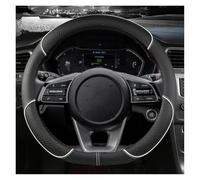 ILWIYRHNL Microfiber Leather Car Steering Wheel Cover, for Benz CLA Shooting Brake (X118) 2019-2025 2026 Soft Breathable Anti-Slip Protector, Auto Interior Accessory,B-D