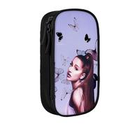 ILWVWVHK Ariana cat Girl Grande Pencil Case for Car Interiors - Attachable Zipper Pouch for Pens, Coins, Toll Tickets (Non-Slip Base)