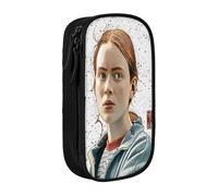 ILWVWVHK Sadie Sink Pencil Case for Art Class Essentials - 10+ Slots for Brushes, Markers, Pencils (Durable Oxford)