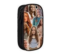 ILWVWVHK Sadie Sink Pencil Case for DIY Projects - Sturdy Zipper & Multiple Pockets for Tools, Glue Sticks, Markers