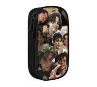 ILWVWVHK Timothee chalamet Pencil Case with Magnetic Closure - Quick-Access Design for Pens, Sticky Notes, Paper Clips