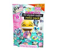 3D Sticker Maker Kit for Girls and Boys, DIY Arts and Crafts Fun for Ages 6+, Creative Toy Gift Set Includes 50+ Custom Refills- Safari Party Pack | ILY