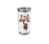 ILY APE ASL Hand Gesture Deaf Hearing Loss Awareness Stainless Steel Insulated Tumbler