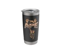 ILY APE ASL Hand Gesture Deaf Hearing Loss Awareness Stainless Steel Insulated Tumbler
