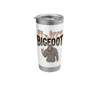 ILY Bigfoot ASL Hand Gesture Deaf Hearing Loss Awareness Stainless Steel Insulated Tumbler