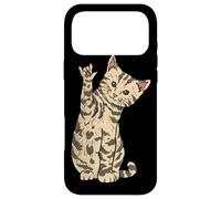 ILY Cat ASL Hand Gesture Deaf Hearing Loss Awareness Case for iPhone 17 Pro Max