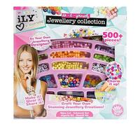 ILY DIY Jewellery Making Kit for Girls 500+ Beads, Friendship Thread, Earring Clips & More - Make Necklaces, Bracelets & Earrings Creative Craft Kit for Parties, Sleepovers & Gifts| Paladone