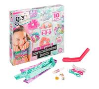 ILY Do-It-Yourself Scruncheeze Loom, Make 10+ Trendy Scrunchies with Fabric Strips, Elastic Cord & Charms, Easy DIY Hair Accessory Kit for Girls, Perfect for Parties & Gifts| Paladone