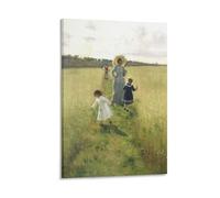 Ilya Repin-At The Boundary Canvas Wall Art Poster Decorative Modern Home Print Picture Artworks Posters 16x24inch(40x60cm)