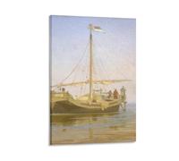 Ilya Repin-Barge Haulers on The Volga Canvas Wall Art Poster Decorative Modern Home Print Picture Artworks Posters 20x30inch(50x75